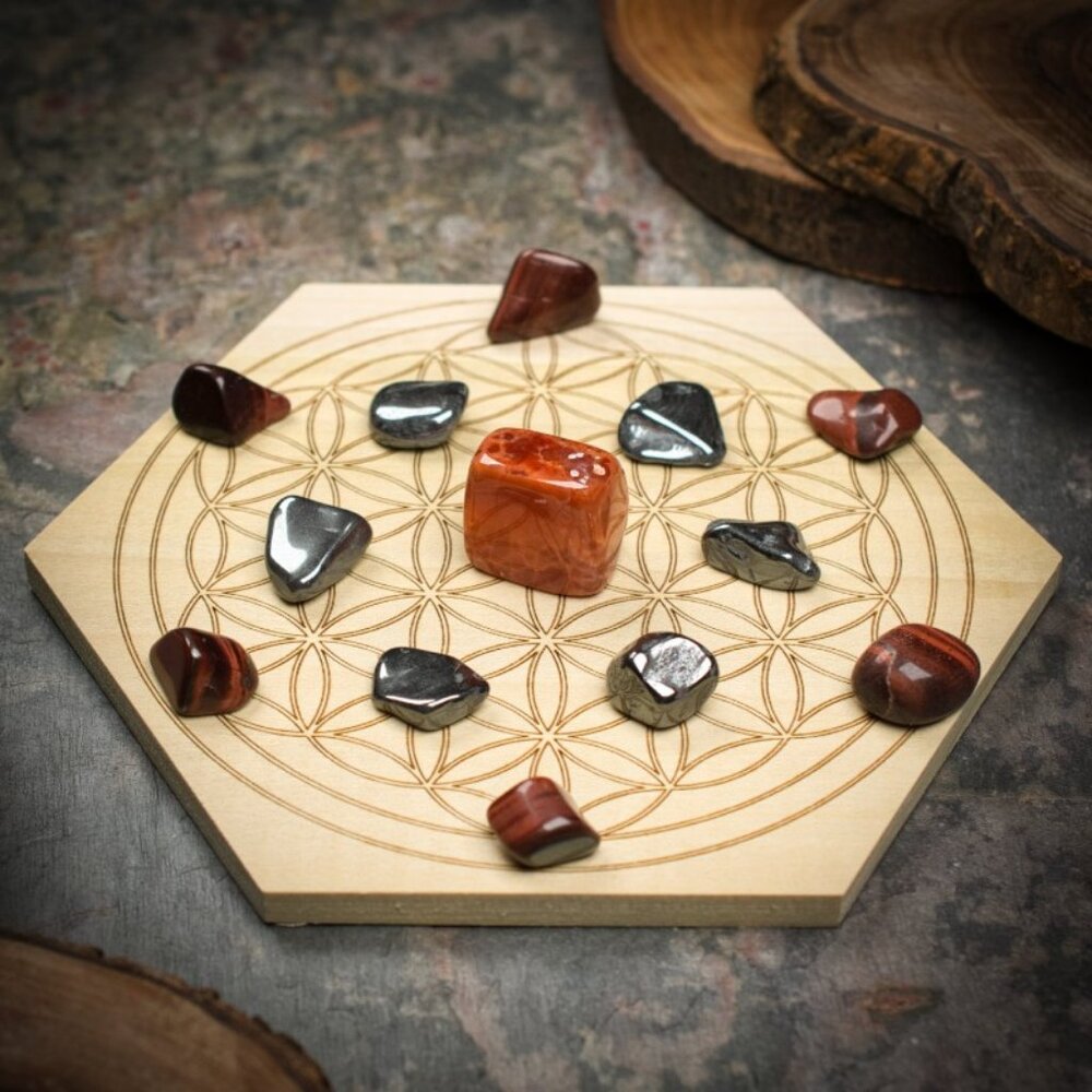 Unleash Your Inner Goddess Mini Crystal Grid Set - Your choice of Grid Board
